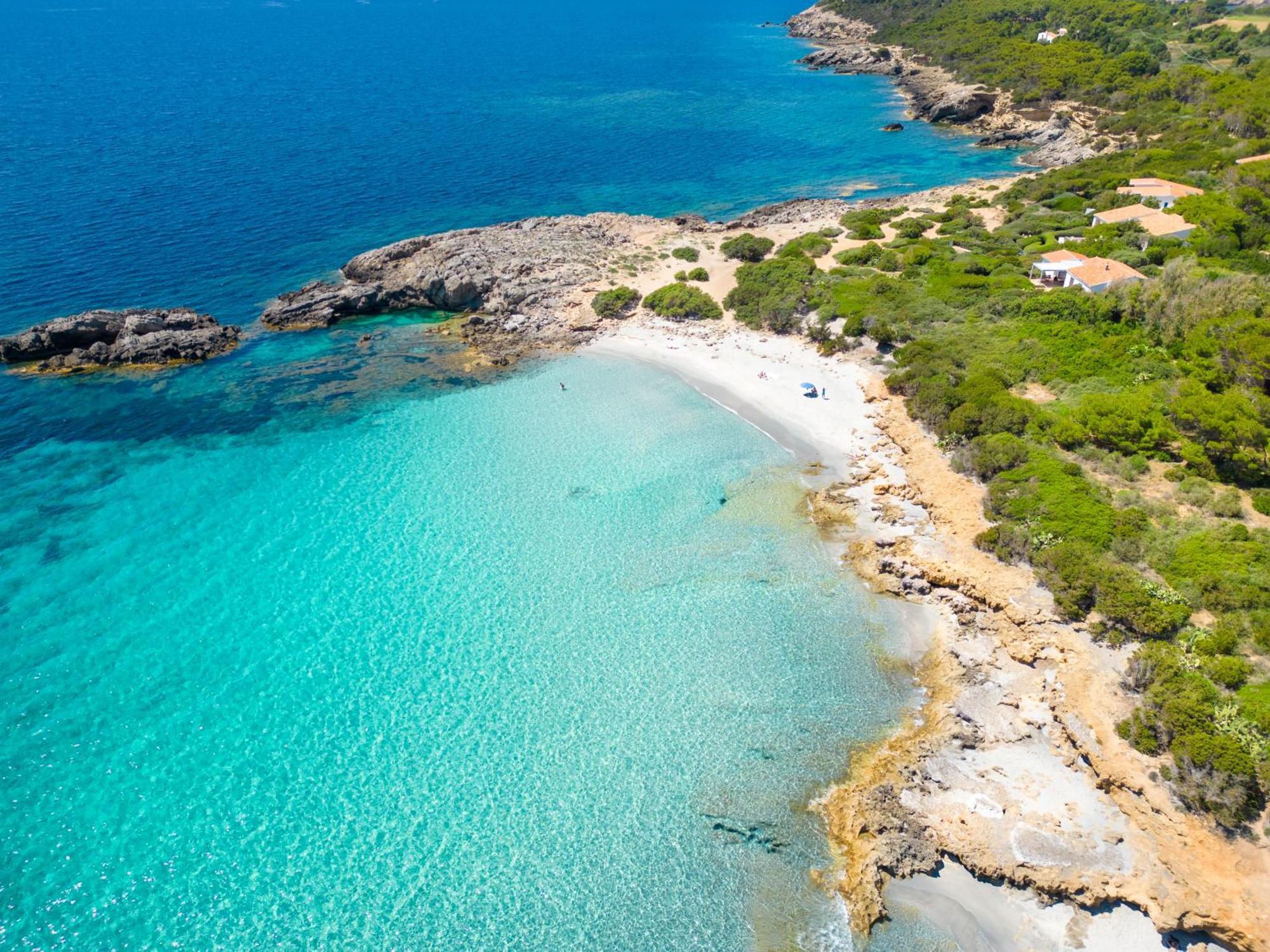 Rustico Porto Pino 30 Mt Dalla Spiaggia Exterior photo